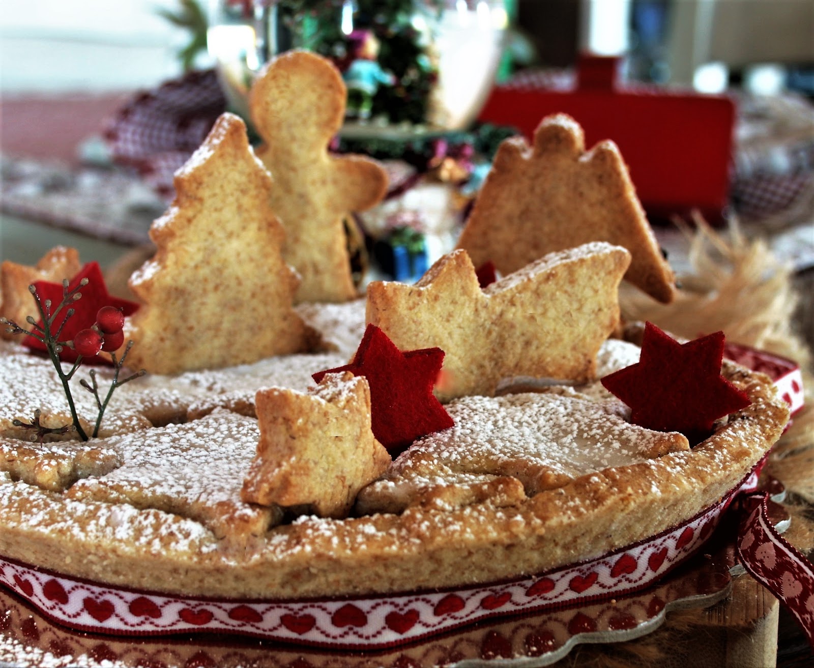 Crostata di ricotta e pere