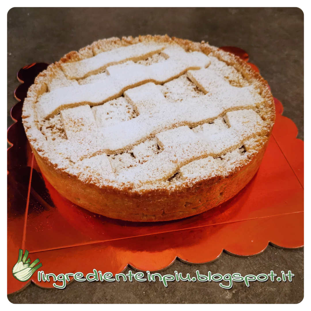 Crostata di riso basmati e mandorle agli agrumi e cardamomo