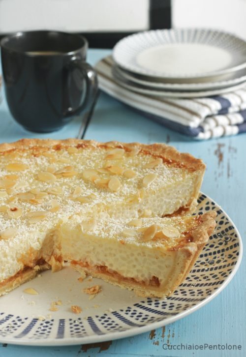 Crostata di riso e cocco