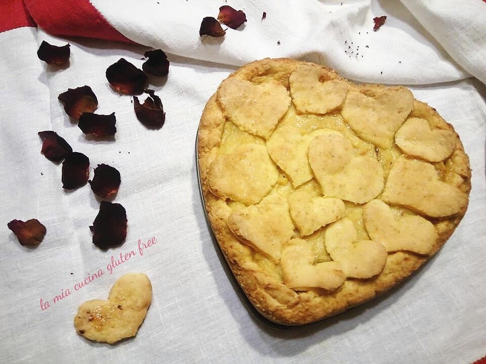 Crostata di san valentino agli agrumi