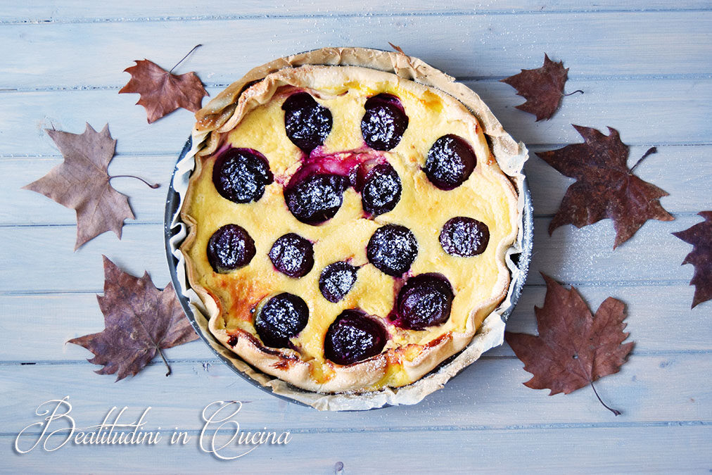 Crostata di susine e yogurt