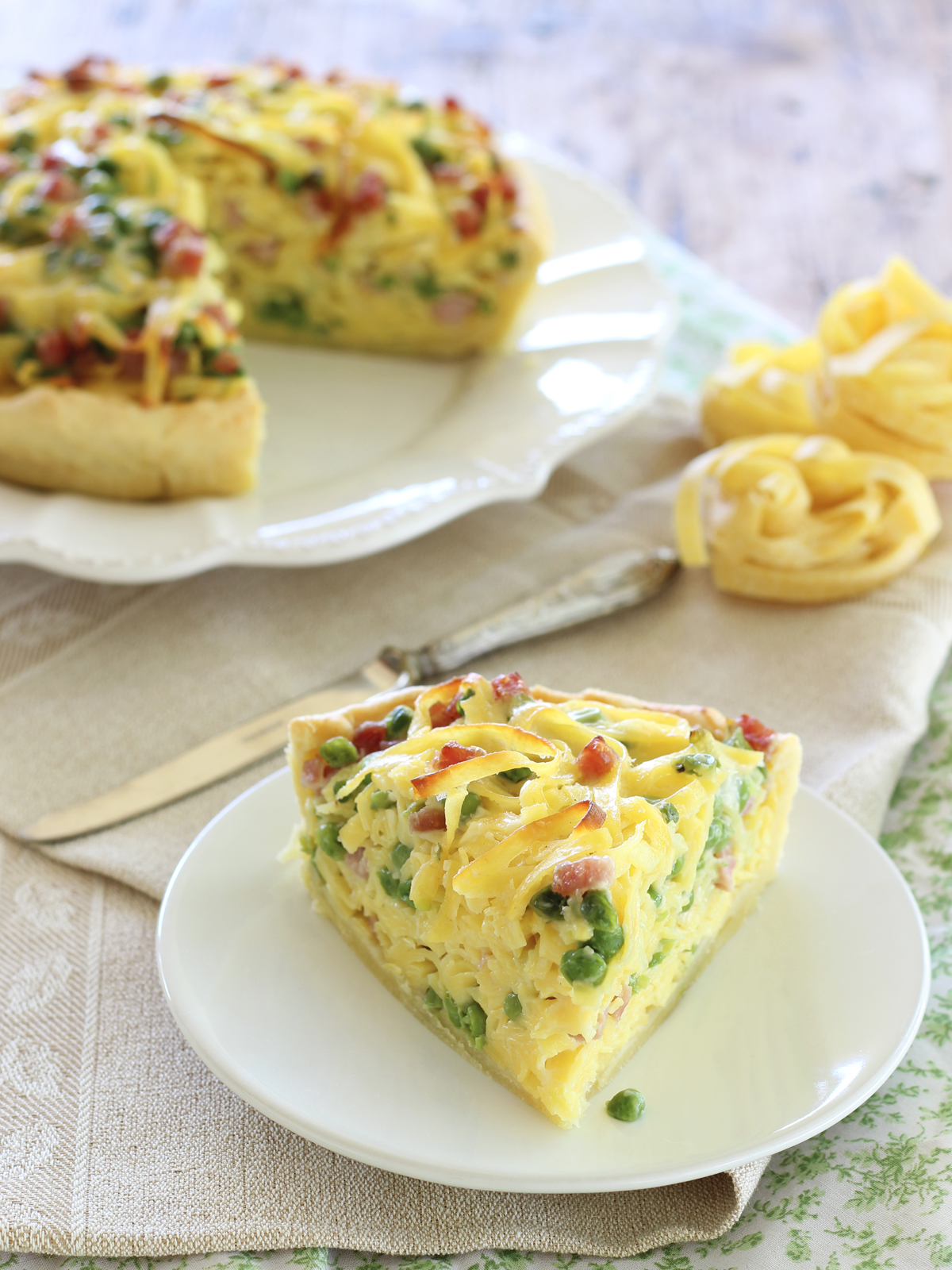Crostata di tagliolini