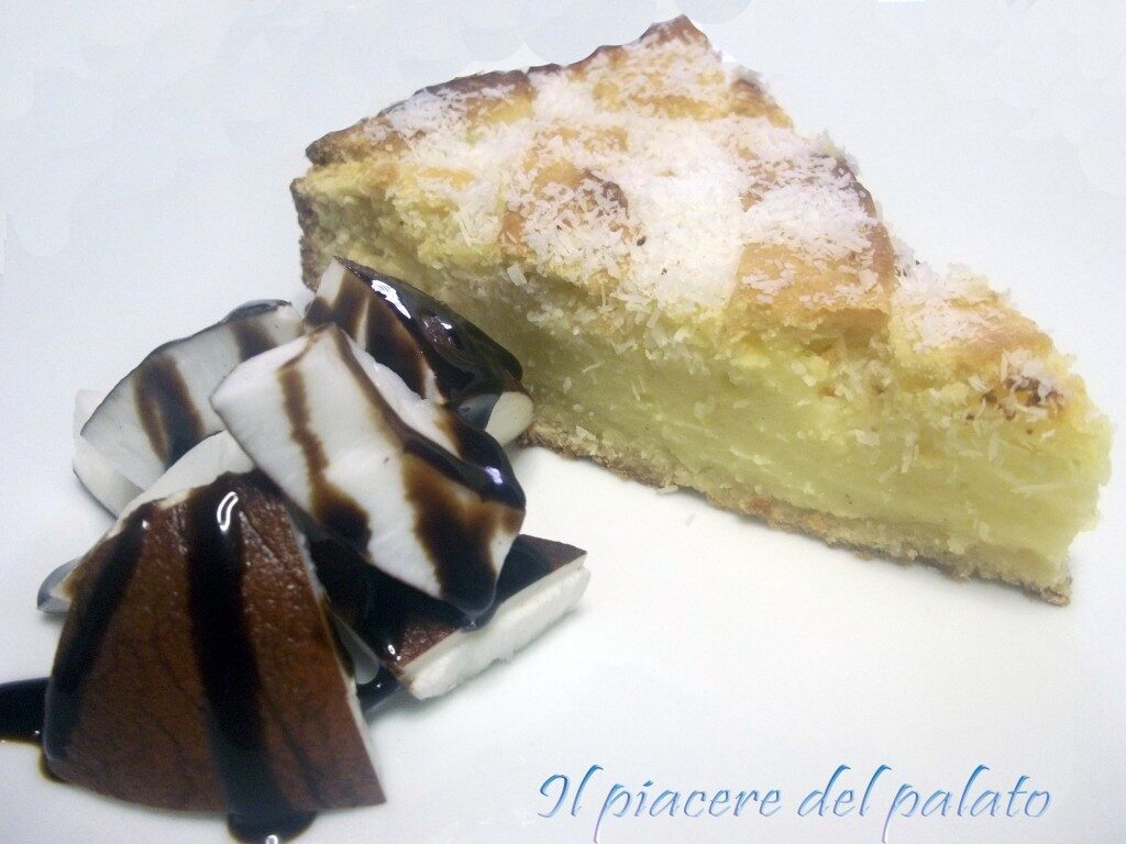 Crostata di yogurt al cocco