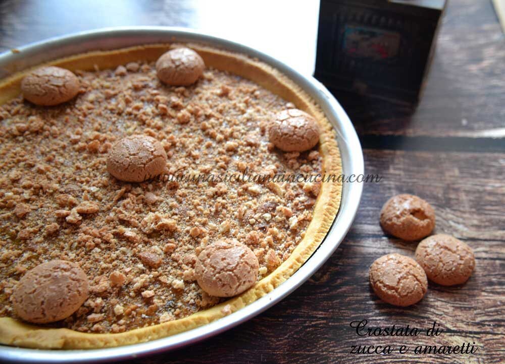 Crostata di zucca e amaretti