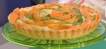 Crostata di zucchine e carote alla maggiorana da la prova del cuoco
