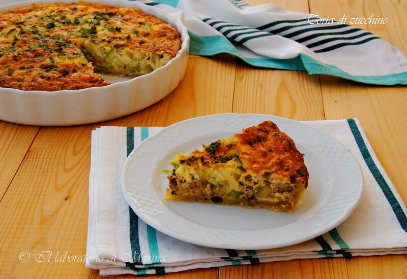 Crostata di zucchine