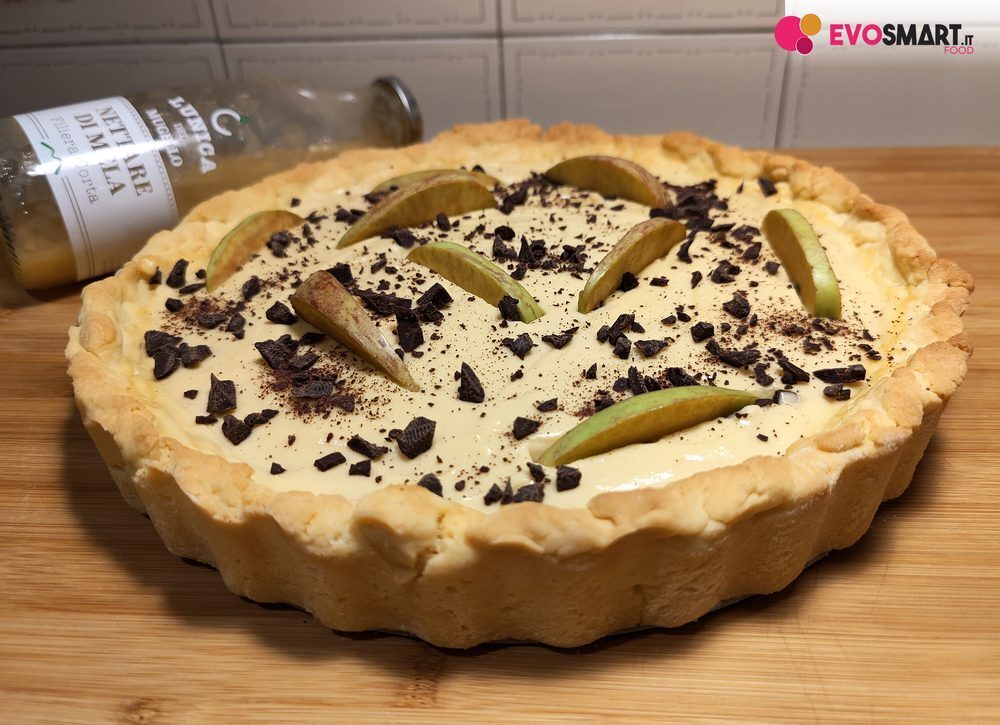 Crostata estiva con crema pasticcera al nettare di mela