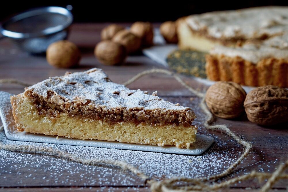 Crostata facile alle noci
