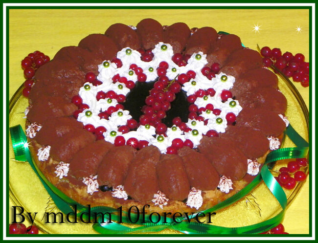Crostata flan di ciliegie e cioccolato