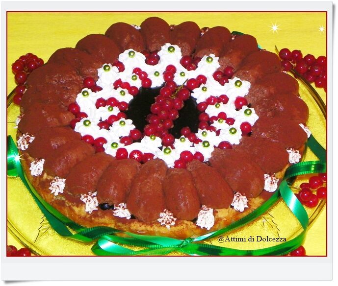 Crostata flan di ciliegie e cioccolato