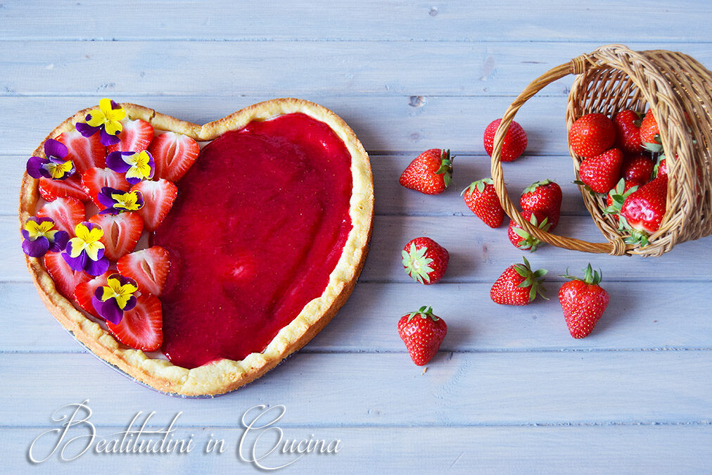 Crostata fragole e ricotta