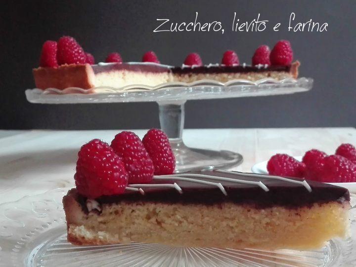 Crostata frangipane alle mandorle e cioccolato