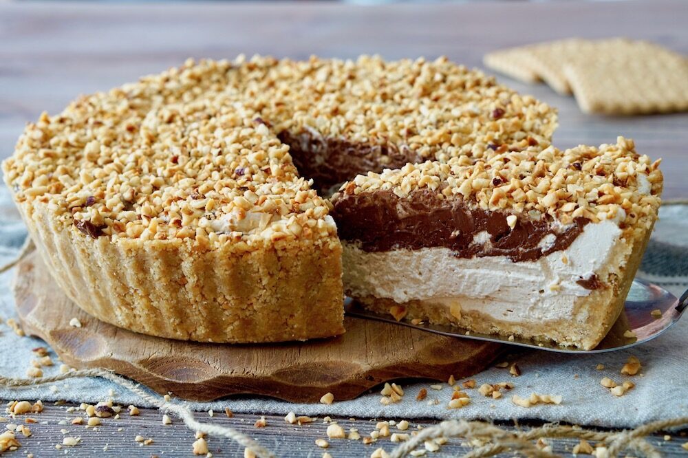 Crostata fredda al caffè e nutella