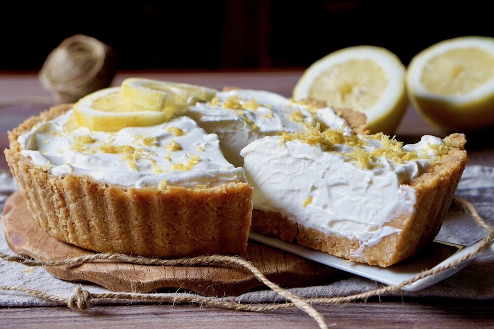 Crostata fredda al limone