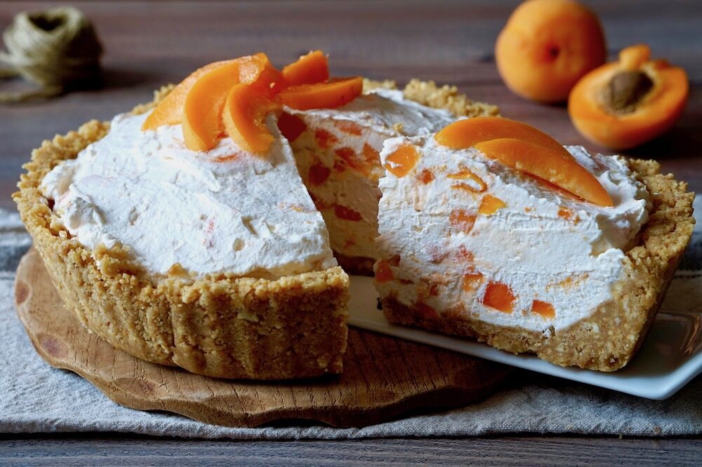 Crostata fredda alle albicocche