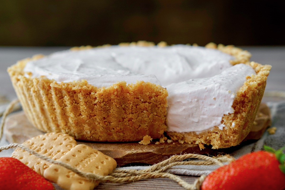 Crostata fredda alle fragole e mascarpone