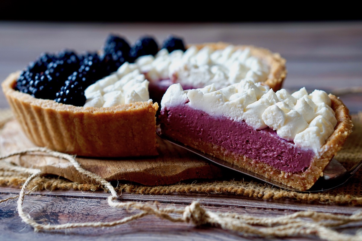 Crostata fredda alle more e mascarpone