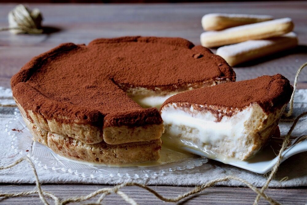 Crostata fredda tiramisù