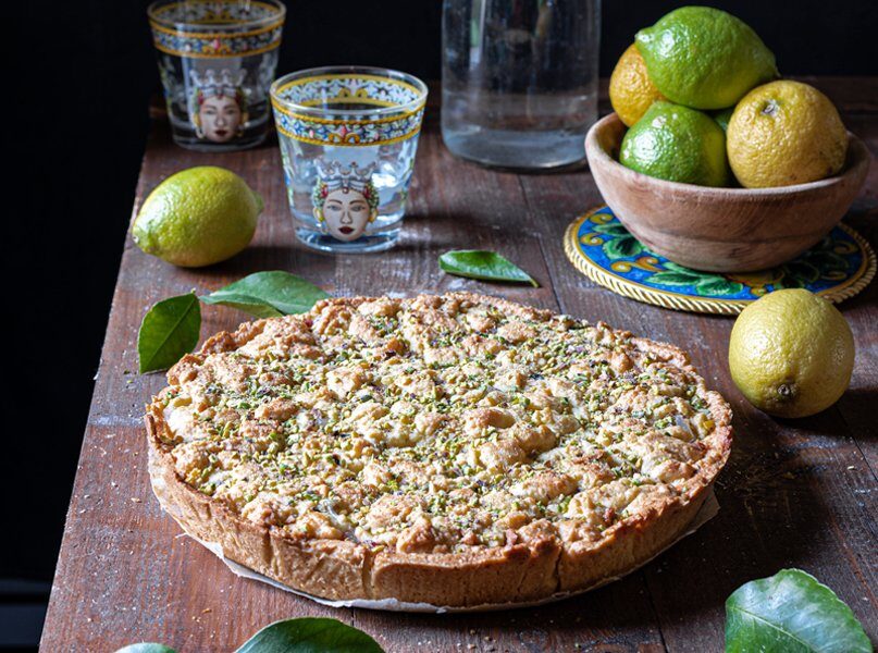 Crostata gelo di limone e confettura