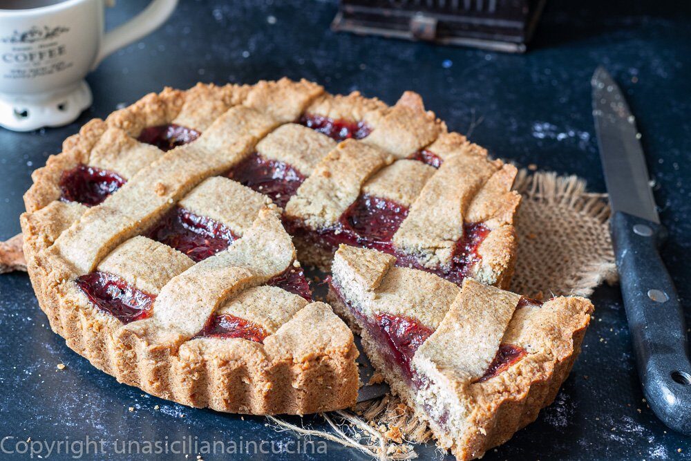 Crostata grano saraceno e mandorle