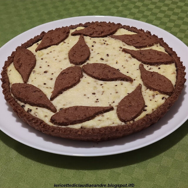 Crostata integrale al cacao e cocco senza burro