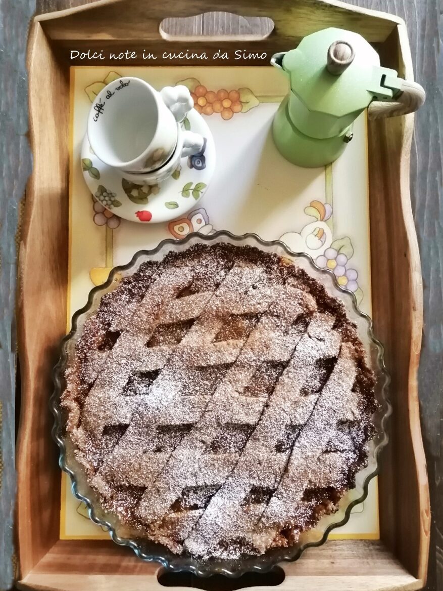 Crostata integrale alla marmellata di mandarino