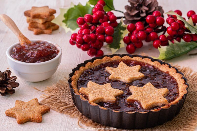 Crostata integrale confettura fichi