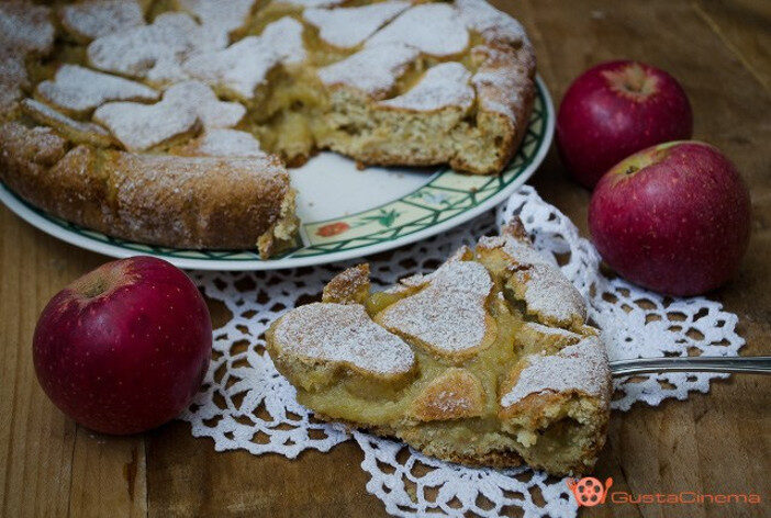Crostata integrale cuor di mela