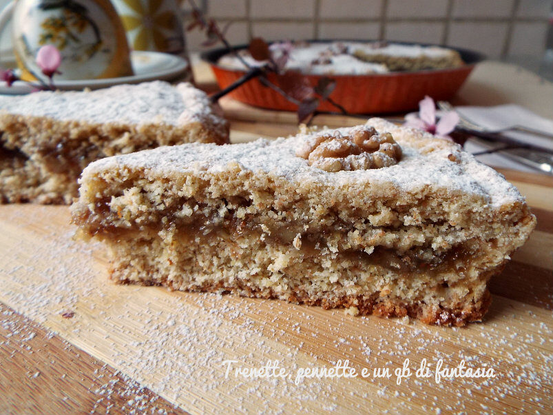 Crostata integrale fichi e noci