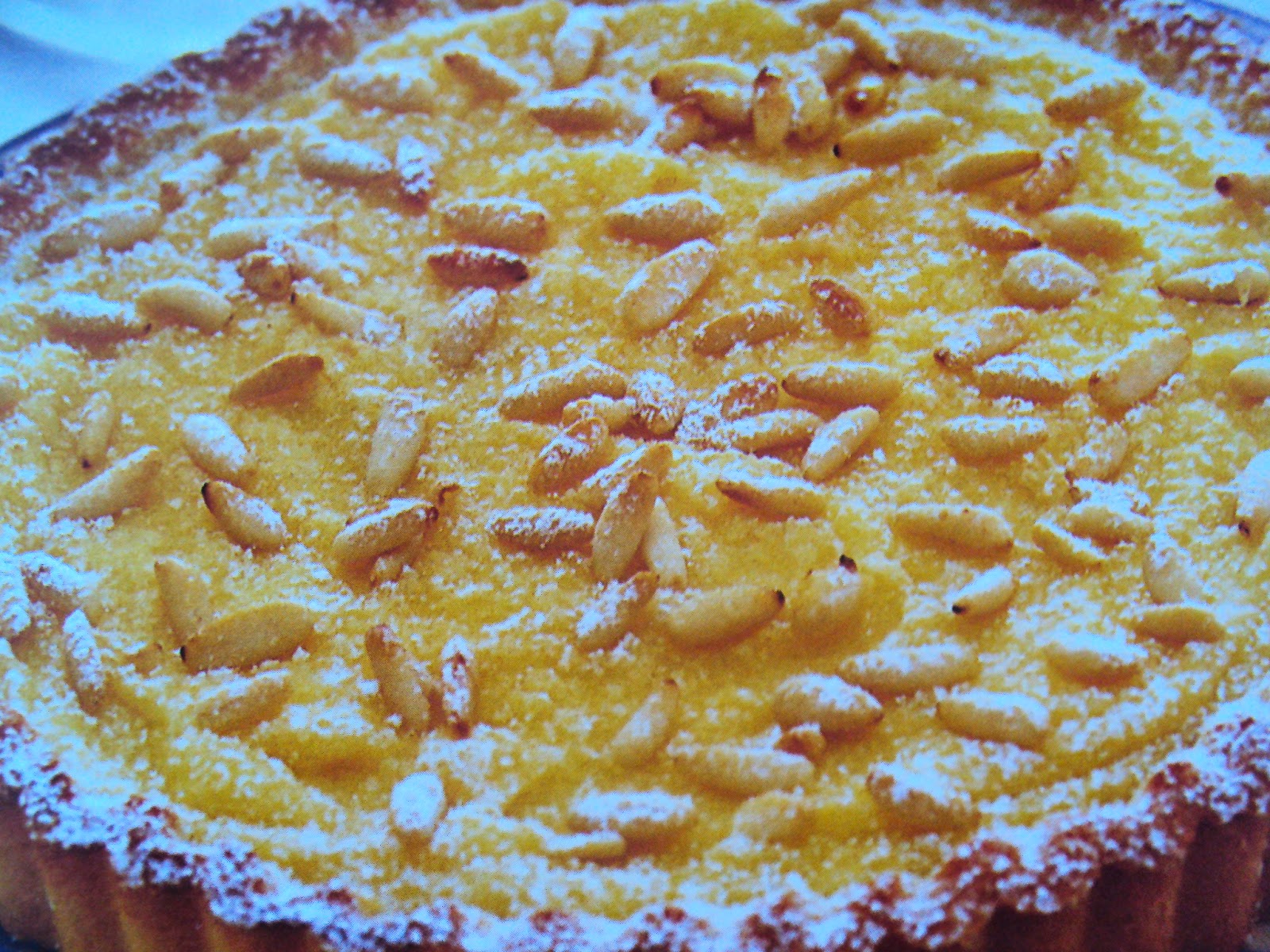 Crostata limone e pinoli