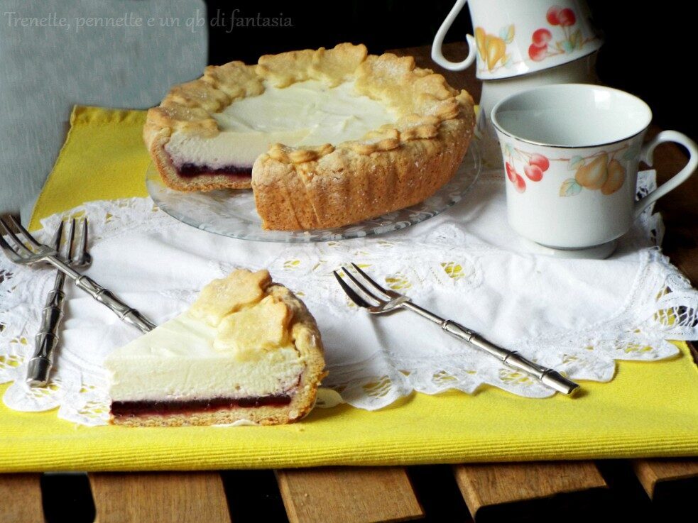 Crostata marmellata e ricotta