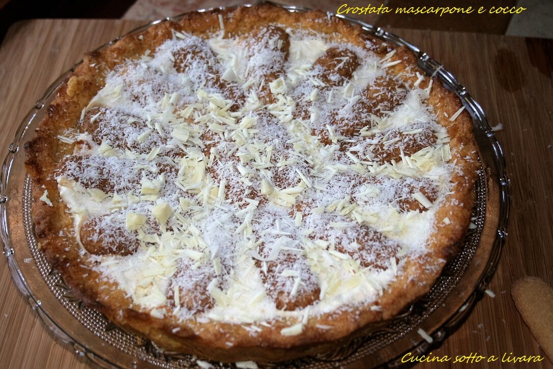 Crostata mascarpone e cocco
