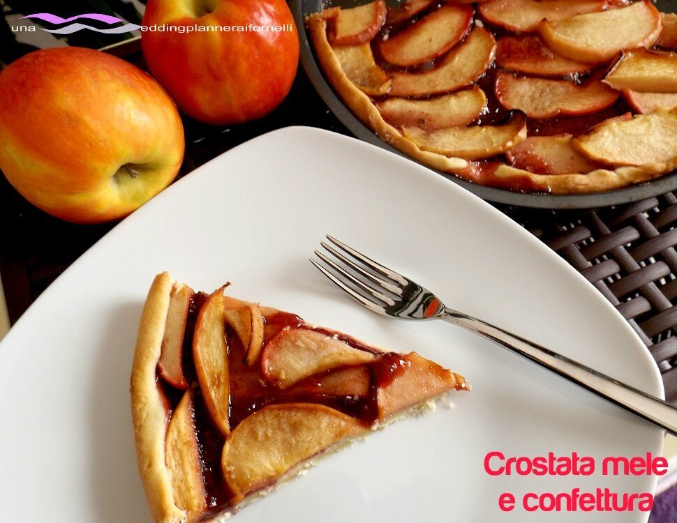 Crostata mele e confettura