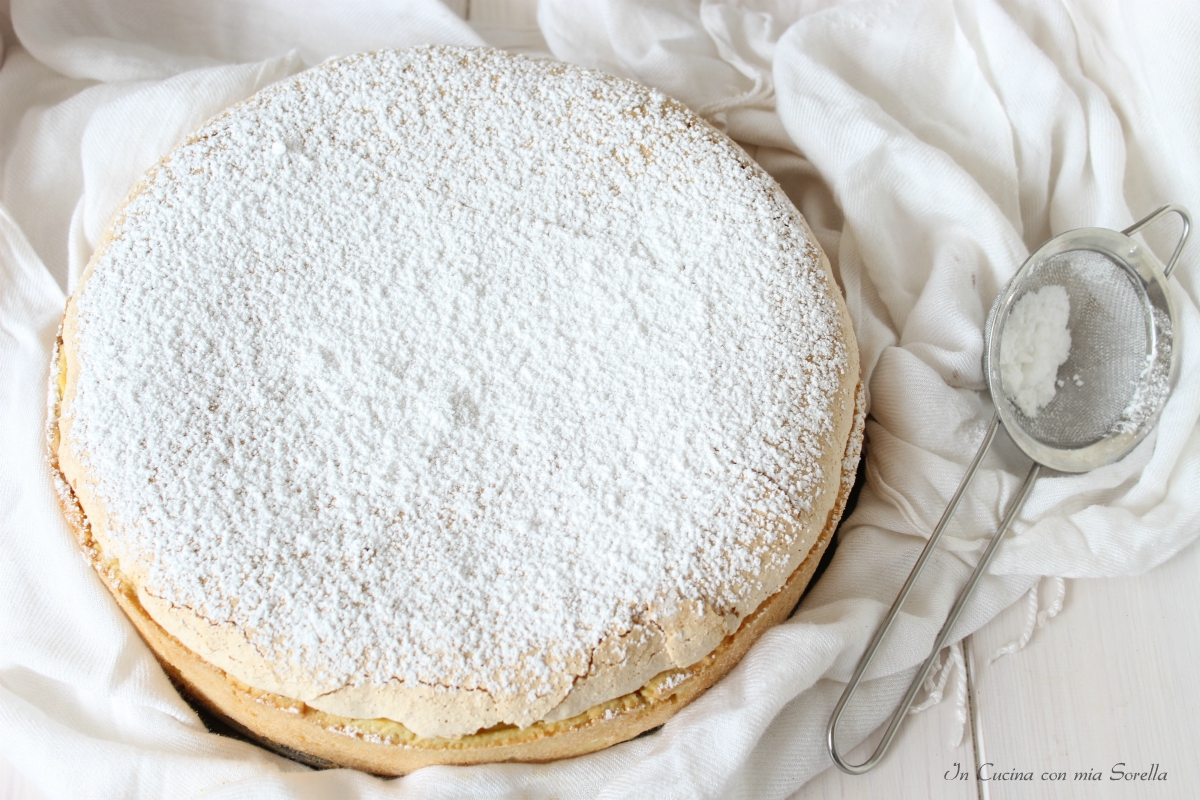 Crostata meringata con crema al limone