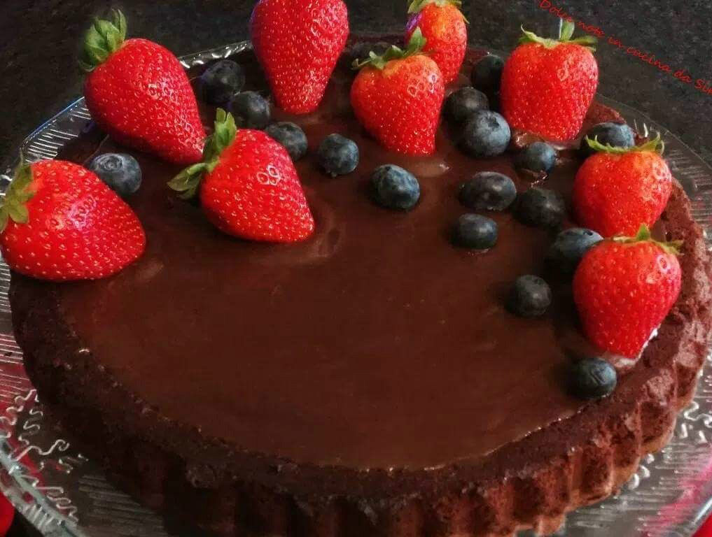Crostata morbida al cioccolato