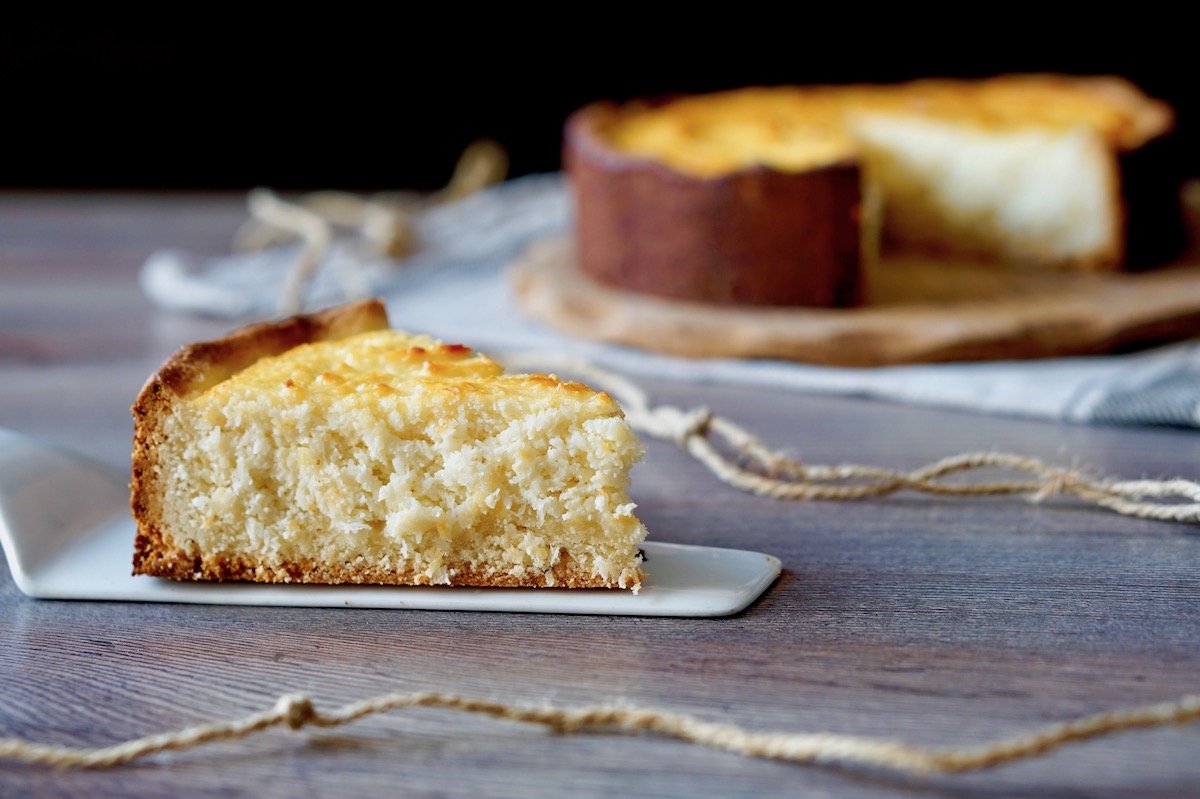 Crostata morbida al cocco