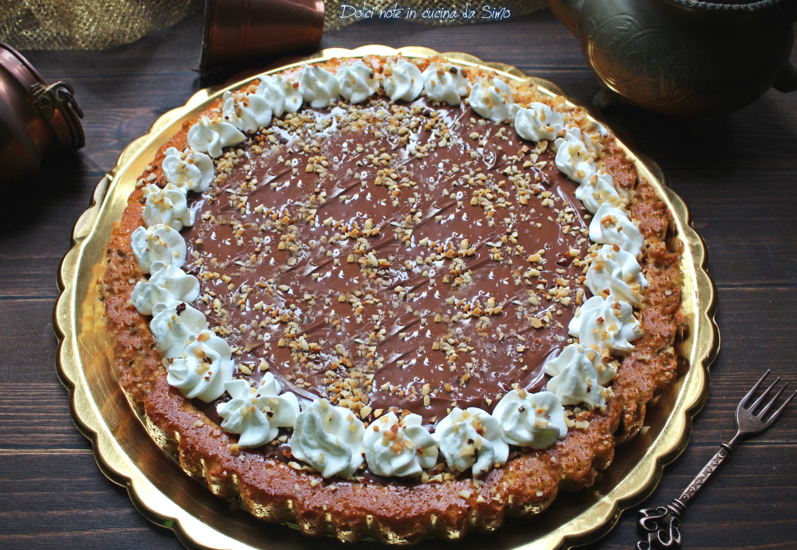 Crostata morbida alla crema di nocciole