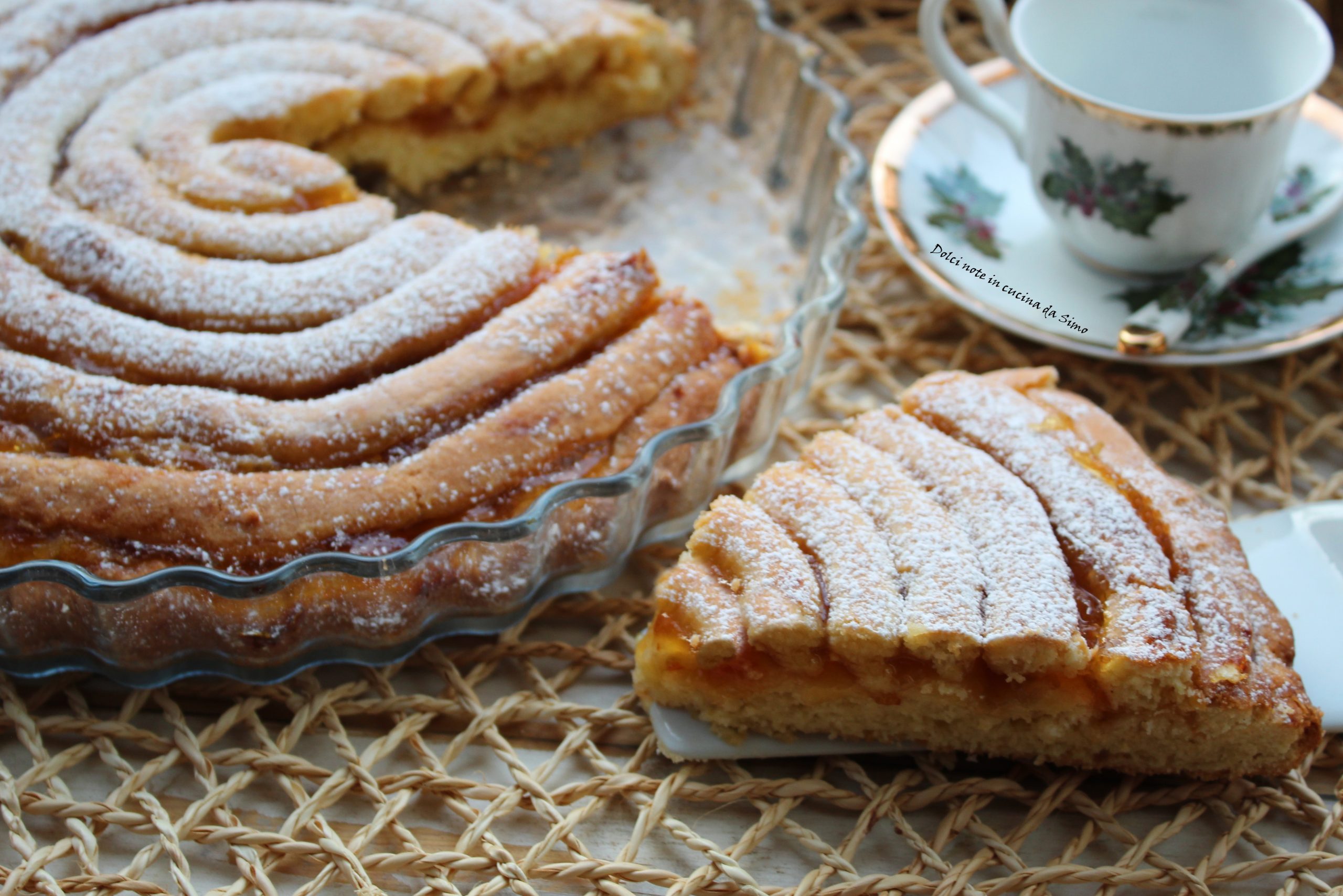 Crostata morbida alla marmellata di arancia