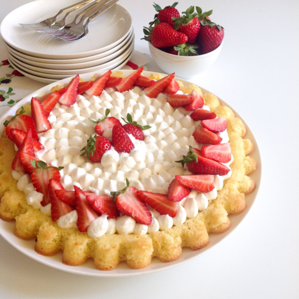 Crostata morbida alle fragole