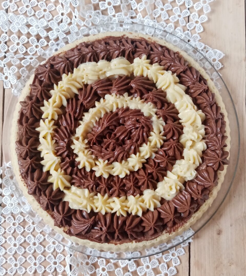 Crostata morbida arancia e cioccolato