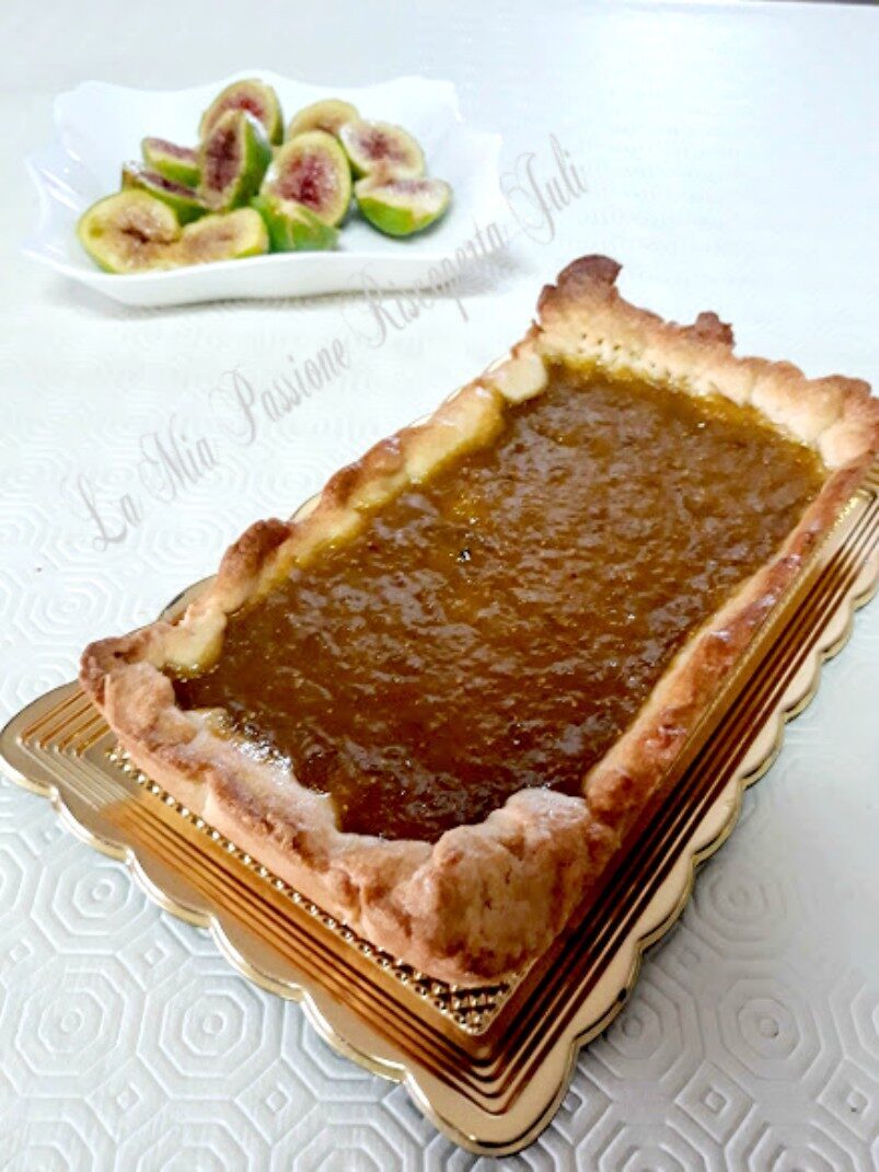 Crostata morbida con marmellata di fichi