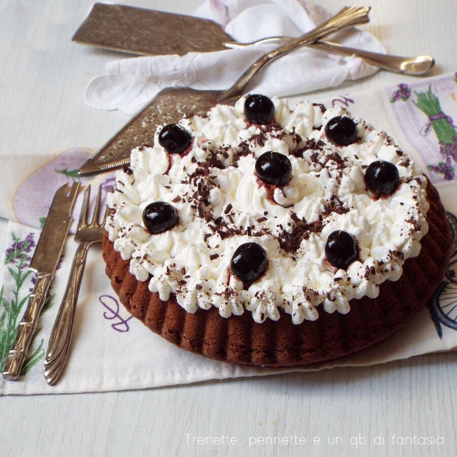 Crostata morbida foresta nera