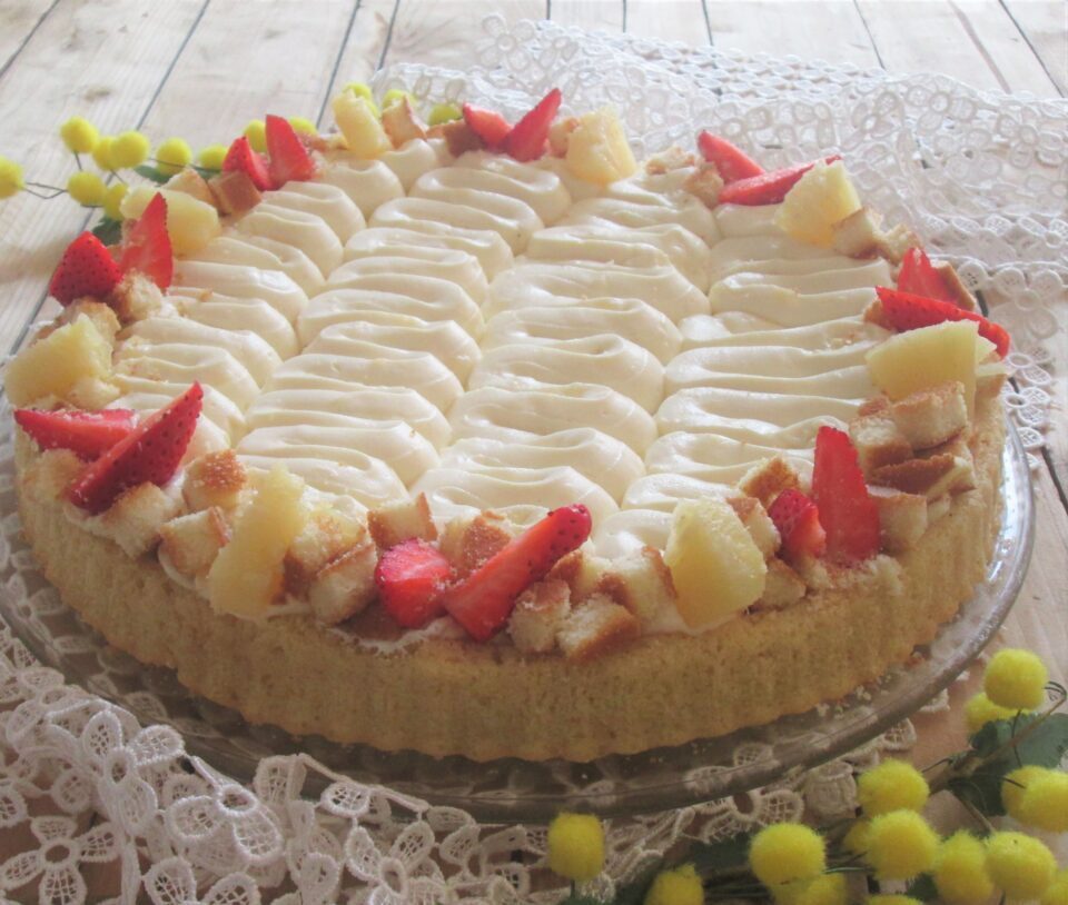 Crostata morbida mimosa