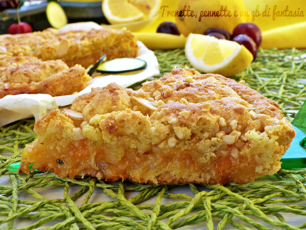 Crostata morbida zucchine e limone