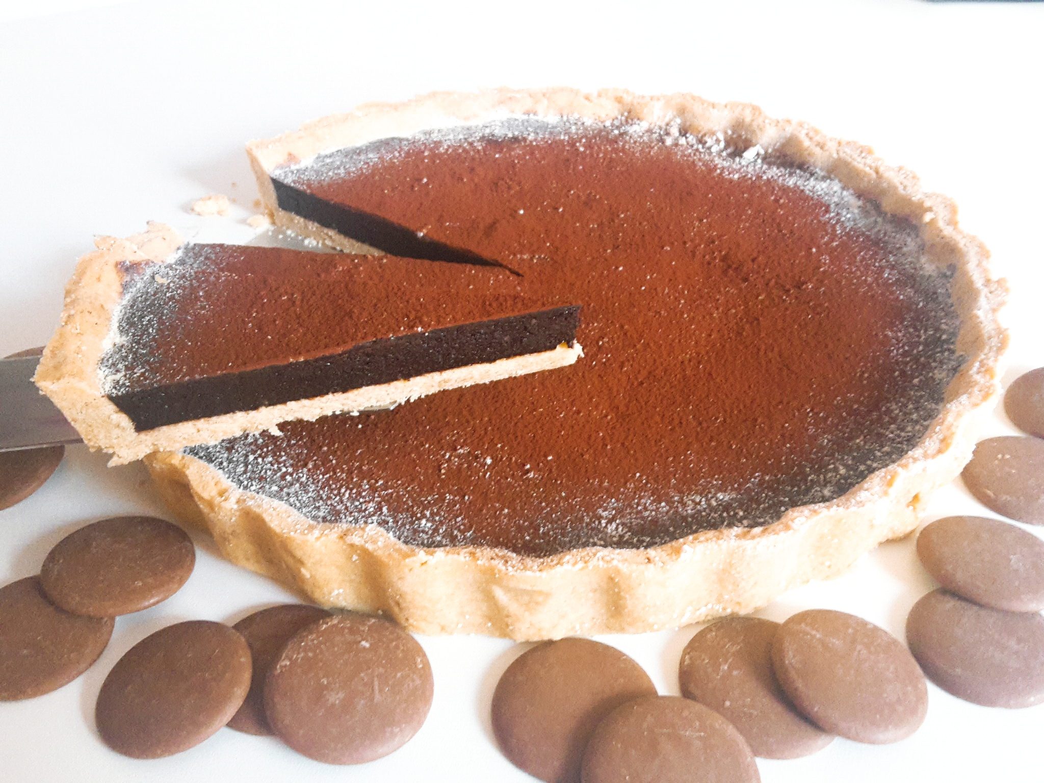 Crostata moretta, ripieno morbido cioccolatoso