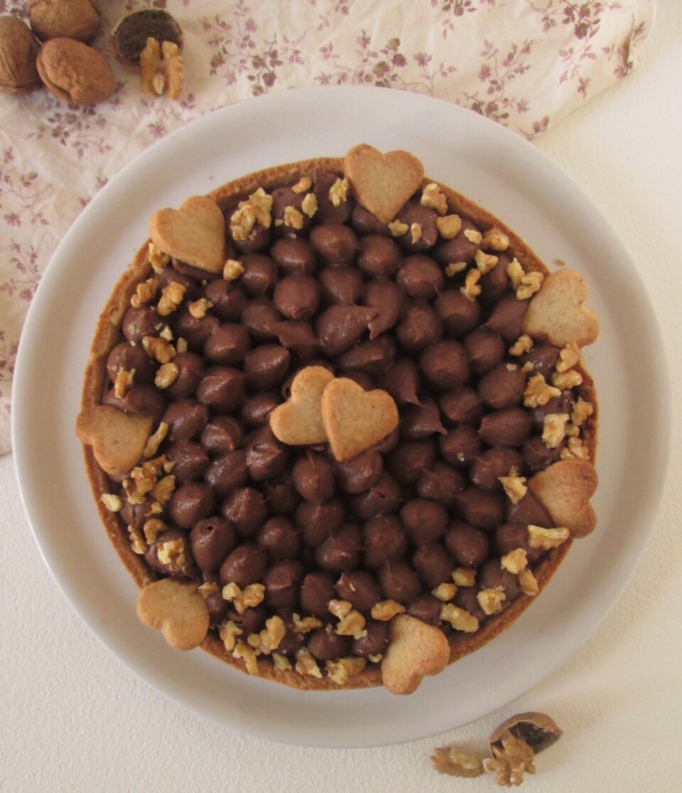 Crostata noci e cioccolato