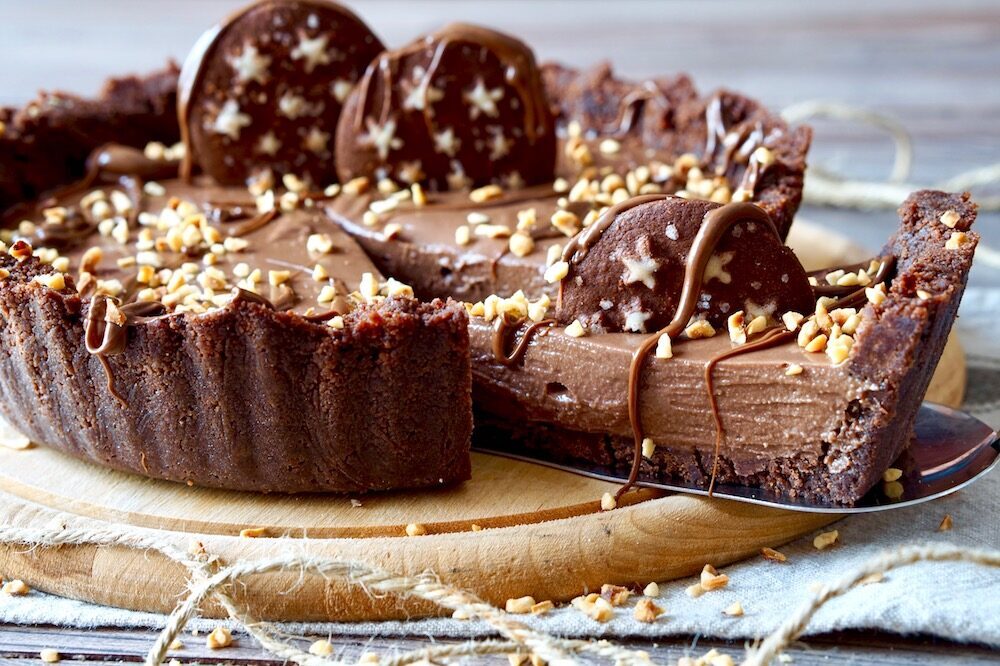 Crostata Pan di Stelle e Nutella
