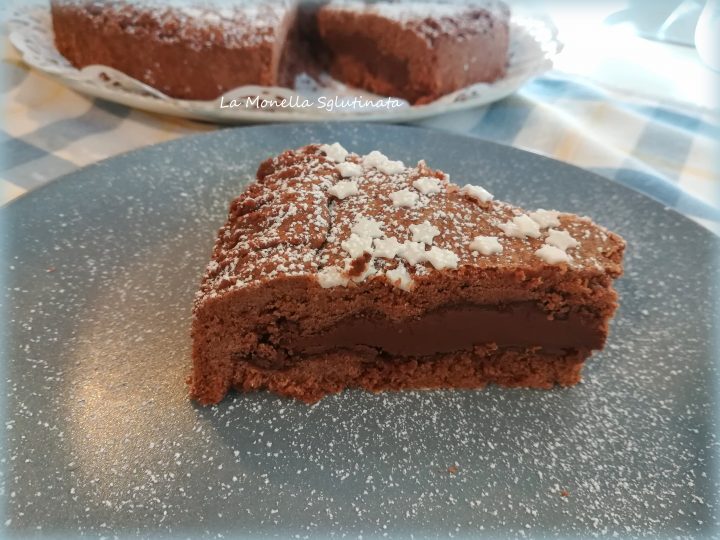 Crostata pan di stelle sglutinata