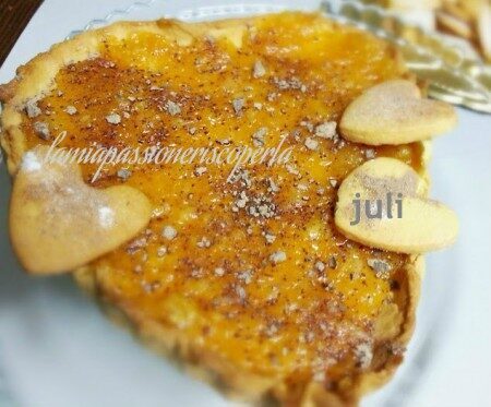 Crostata per san valentino marmellata all’arancio