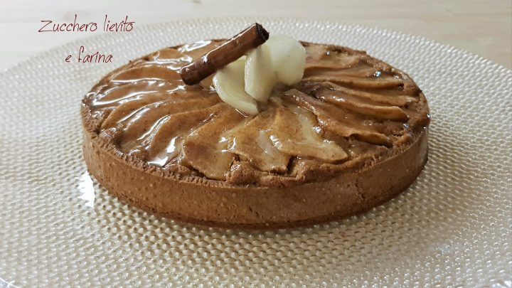 Crostata pere e cannella senza zucchero
